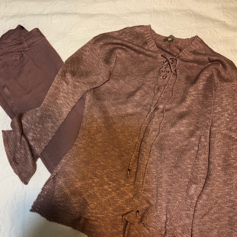 Pants with matching sweater